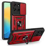 Til Motorola Moto G56 5G Cover med Skydekameralåg PC + TPU Kickstand Telefoncover