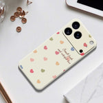 For iPhone 18 Pro Max / 17 Pro Max Case Colorful Love Pattern Printing Straight Edge TPU Phone Back Cover