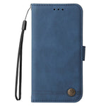 Samsung Galaxy A14 5G / A14 4G Läderplånboksfodral Skin Touch mobilfodral Stativ med Rem