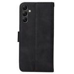 Samsung Galaxy A14 5G / A14 4G mobilcover i PU-læder med kalveskindstekstur, magnetisk lukning, pung-etui med håndledsrem