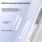 Til iPhone 17 Pro cover, luftpude, TPU + glasbagside, stødsikkert telefoncover