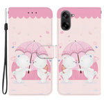 OnePlus Nord CE5 5G / Ace 5 Racing 5G-cover med mønsterprint i læder, flipdesign, tegnebogsfunktion og snor