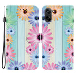 OnePlus Nord CE5 5G / Ace 5 Racing 5G-cover med mønsterprint i læder, flipdesign, tegnebogsfunktion og snor