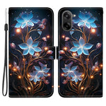 OnePlus Nord CE5 5G / Ace 5 Racing 5G-cover med mønsterprint i læder, flipdesign, tegnebogsfunktion og snor