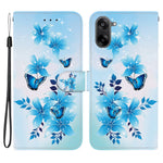 OnePlus Nord CE5 5G / Ace 5 Racing 5G-cover med mønsterprint i læder, flipdesign, tegnebogsfunktion og snor