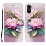 OnePlus Nord CE5 5G / Ace 5 Racing 5G-cover med mønsterprint i læder, flipdesign, tegnebogsfunktion og snor