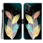 OnePlus Nord CE5 5G / Ace 5 Racing 5G-cover med mønsterprint i læder, flipdesign, tegnebogsfunktion og snor