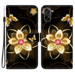 OnePlus Nord CE5 5G / Ace 5 Racing 5G-cover med mønsterprint i læder, flipdesign, tegnebogsfunktion og snor