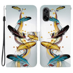 OnePlus Nord CE5 5G / Ace 5 Racing 5G-cover med mønsterprint i læder, flipdesign, tegnebogsfunktion og snor