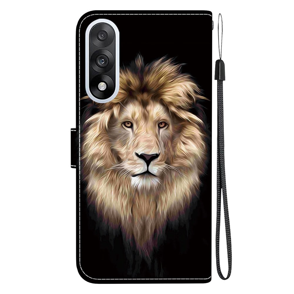 For OnePlus Nord 5 5G / Ace 5 Ultra 5G Case Pattern Printing Leather Flip Wallet Phone Cover with Lanyard