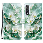 For OnePlus Nord 5 5G / Ace 5 Ultra 5G Case Pattern Printing Leather Flip Wallet Phone Cover with Lanyard