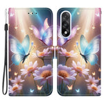 For OnePlus Nord 5 5G / Ace 5 Ultra 5G Case Pattern Printing Leather Flip Wallet Phone Cover with Lanyard