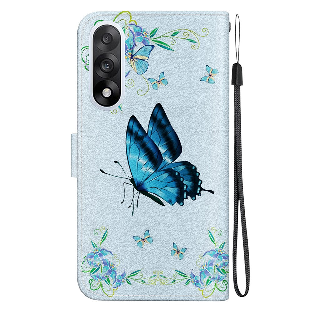 For OnePlus Nord 5 5G / Ace 5 Ultra 5G Wallet Phone Case Anti-Drop Pattern Printing Leather Flip Cover with Strap
