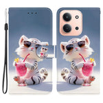 For Xiaomi Redmi 15C 5G (EU) (173mm) / 15C 4G (EU) (173mm) Case Pattern Printing Leather Wallet Phone Cover with Lanyard