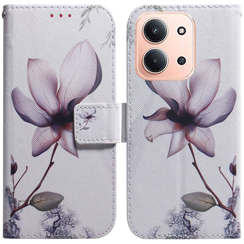 For Xiaomi Redmi 15C 5G (EU) (173mm) / 15C 4G (EU) (173mm) Wallet Case Pattern Print Leather Phone Cover