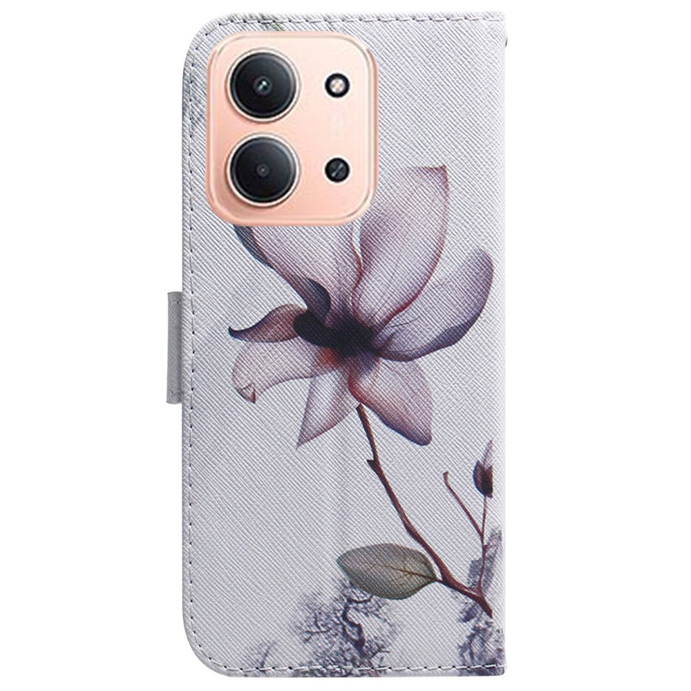 For Xiaomi Redmi 15C 5G (EU) (173mm) / 15C 4G (EU) (173mm) Wallet Case Pattern Print Leather Phone Cover