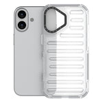 For iPhone 17 Case Stripe Design Anti-Slip Detachable TPU + PC Phone Cover