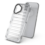 For iPhone 17 Case Stripe Design Anti-Slip Detachable TPU + PC Phone Cover