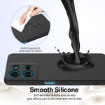 For Motorola Moto G56 5G Magnetic Case Anti-Drop Liquid Silicone Phone Cover