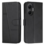 For Xiaomi Poco F7 5G  /  Redmi Turbo 4 Pro 5G Leather Phone Case Foldable Stand Wallet Flip Cover with Strap