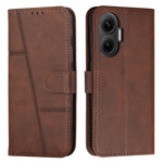 For Xiaomi Poco F7 5G  /  Redmi Turbo 4 Pro 5G Leather Phone Case Foldable Stand Wallet Flip Cover with Strap
