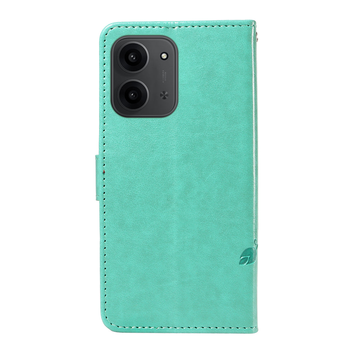 For Xiaomi Redmi 15C 5G (EU) (173mm) / 15C 4G (EU) (173mm) PU Leather Cases Flower Pattern Wallet Stand Phone Cover with Strap