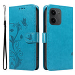 For Xiaomi Redmi 15C 5G (EU) (173mm) / 15C 4G (EU) (173mm) PU Leather Cases Flower Pattern Wallet Stand Phone Cover with Strap