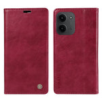 YIKATU För Xiaomi Redmi 15C 4G (Global) (171mm) / Poco C85 4G (171mm) Plånboksfodral YK-006 Lädermobilfodral Litchitextur