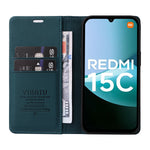 YIKATU För Xiaomi Redmi 15C 4G (Global) (171mm) / Poco C85 4G (171mm) mobilskal Magnetisk Stängning PU Läder Mobilskal