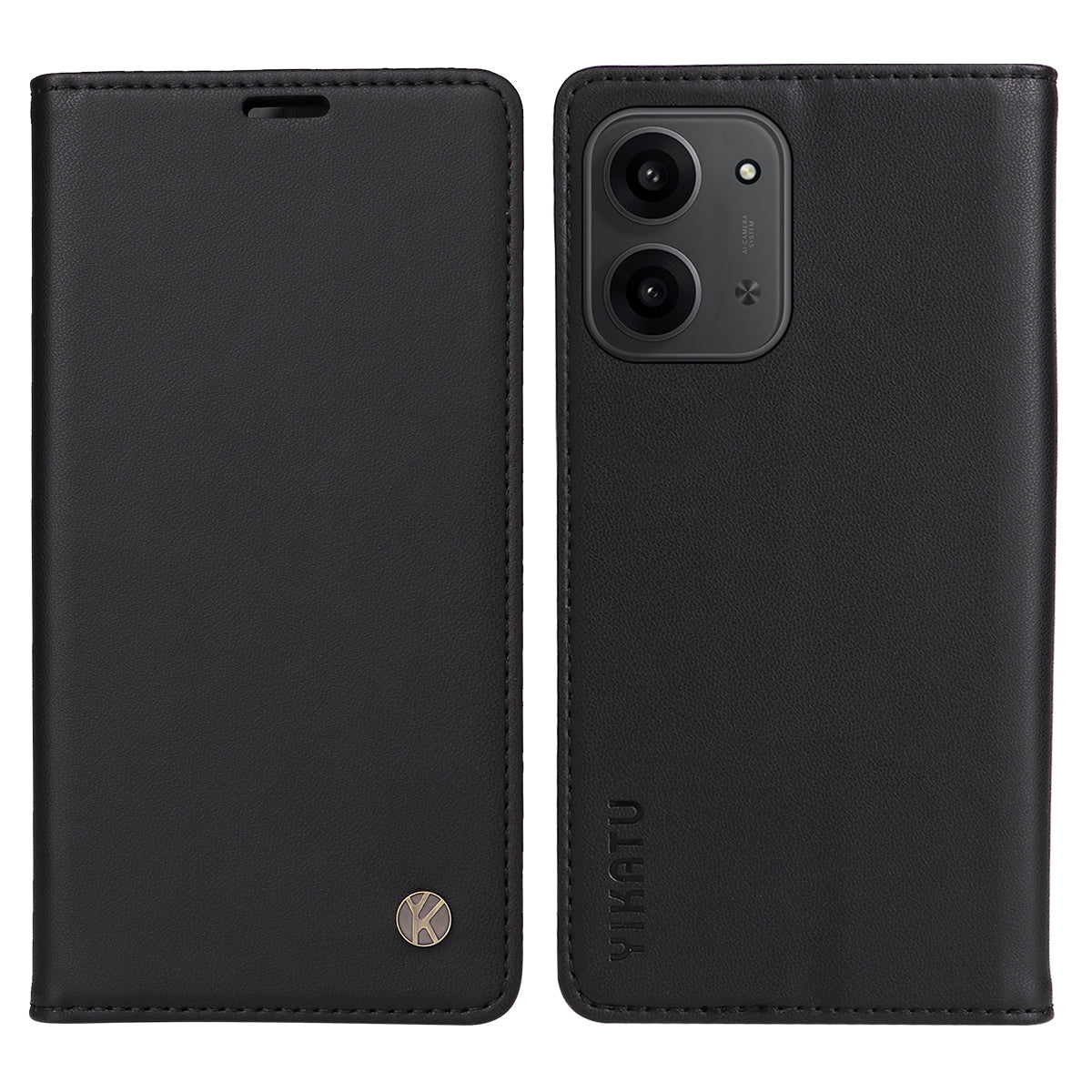 YIKATU För Xiaomi Redmi 15C 4G (Global) (171mm) / Poco C85 4G (171mm) mobilskal Magnetisk Stängning PU Läder Mobilskal