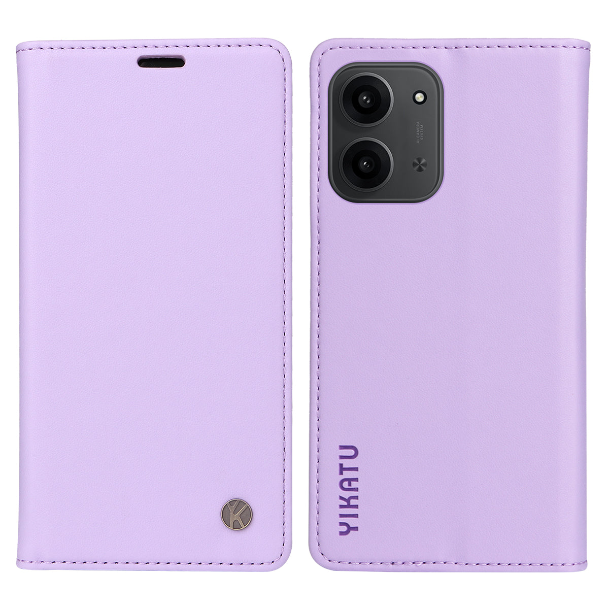 YIKATU För Xiaomi Redmi 15C 4G (Global) (171mm) / Poco C85 4G (171mm) mobilskal Magnetisk Stängning PU Läder Mobilskal