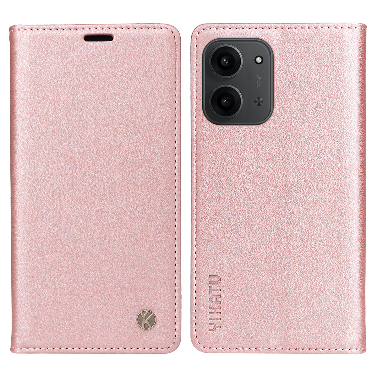 YIKATU För Xiaomi Redmi 15C 4G (Global) (171mm) / Poco C85 4G (171mm) mobilskal Magnetisk Stängning PU Läder Mobilskal