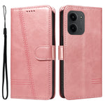 For Xiaomi Redmi 15C 4G (Global) (171mm) / Poco C85 4G (171mm) Wallet Case T-Shape Lines Leather Phone Cover Stand