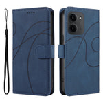 For Xiaomi Redmi 15C 4G (Global) (171mm) / Poco C85 4G (171mm) Wallet Case Leather Phone Cover Stand with Curved Line Design