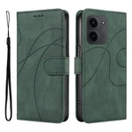 For Xiaomi Redmi 15C 4G (Global) (171mm) / Poco C85 4G (171mm) Wallet Case Leather Phone Cover Stand with Curved Line Design