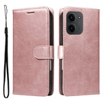 For Xiaomi Redmi 15C 4G (Global) (171mm) / Poco C85 4G (171mm) Leather Wallet Case with Strap Solid Color Phone Stand Cover