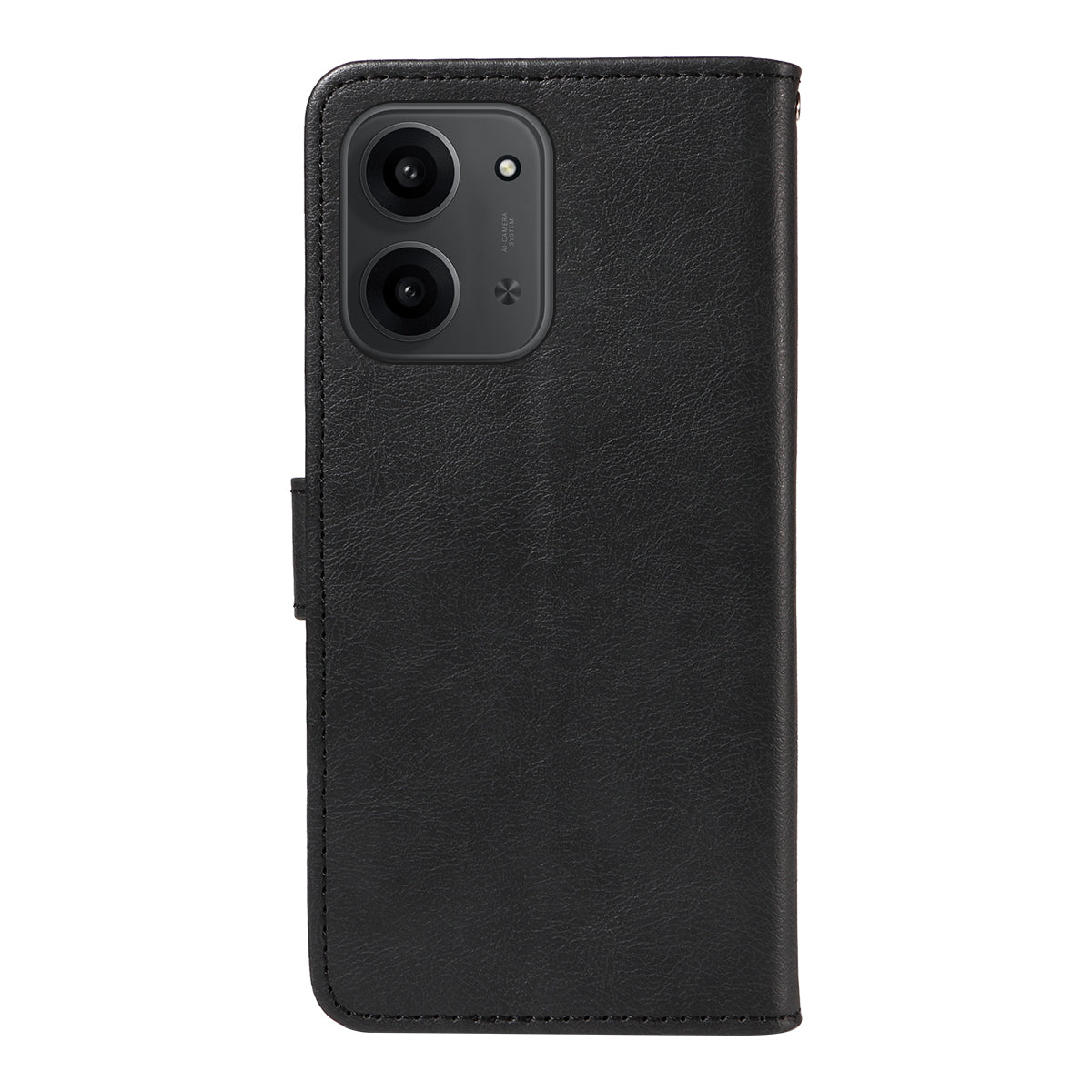 For Xiaomi Redmi 15C 5G (EU) (173mm) / 15C 4G (EU) (173mm) Leather Wallet Case with Strap Solid Color Phone Stand Cover