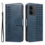 For Xiaomi Redmi 15C 5G (EU) (173mm) / 15C 4G (EU) (173mm) Leather Case Wallet Stand Grids Imprinted Phone Cover with Strap
