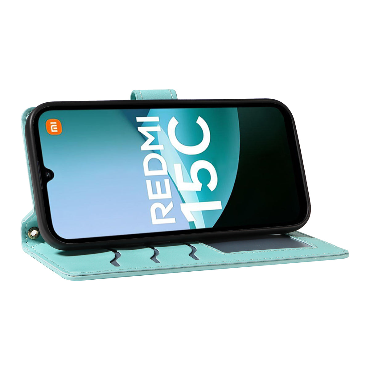 Xiaomi Redmi 15C 4G (Global) (171mm) / Poco C85 4G (171mm) Plånboksfodral Rhombus Lädermobilfodral med Rem