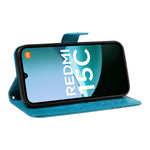 For Xiaomi Redmi 15C 4G (Global) (171mm) / Poco C85 4G (171mm) Case Butterfly Pattern PU Leather Folio Flip Phone Cover