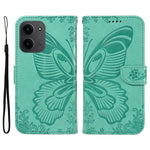 For Xiaomi Redmi 15C 4G (Global) (171mm) / Poco C85 4G (171mm) Case Butterfly Pattern PU Leather Folio Flip Phone Cover