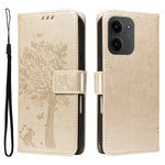 For Xiaomi Redmi 15C 5G (EU) (173mm) / 15C 4G (EU) (173mm) Phone Case with Stand Cat Tree Pattern Leather Wallet Mobile Cover
