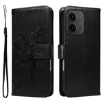 For Xiaomi Redmi 15C 5G (EU) (173mm) / 15C 4G (EU) (173mm) Phone Case with Stand Cat Tree Pattern Leather Wallet Mobile Cover
