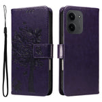 For Xiaomi Redmi 15C 5G (EU) (173mm) / 15C 4G (EU) (173mm) Phone Case with Stand Cat Tree Pattern Leather Wallet Mobile Cover