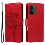 For Xiaomi Redmi 15C 5G (EU) (173mm) / 15C 4G (EU) (173mm) Phone Case with Stand Cat Tree Pattern Leather Wallet Mobile Cover