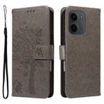 For Xiaomi Redmi 15C 5G (EU) (173mm) / 15C 4G (EU) (173mm) Phone Case with Stand Cat Tree Pattern Leather Wallet Mobile Cover