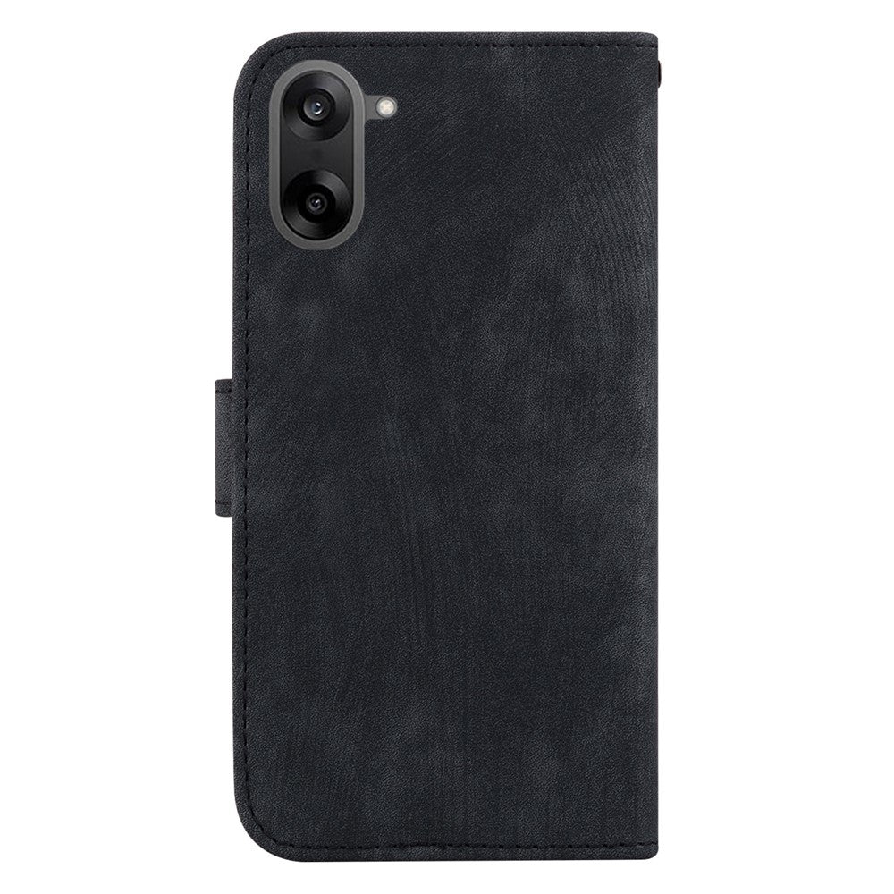 OnePlus Nord CE5 5G / Ace 5 Racing 5G Plånboksfodral Tiger Imprint Läder Stötsäkert mobilfodral med Handledsrem