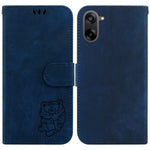 OnePlus Nord CE5 5G / Ace 5 Racing 5G Plånboksfodral Tiger Imprint Läder Stötsäkert mobilfodral med Handledsrem