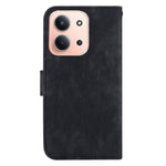 Pung-etui til Xiaomi Redmi 15C 5G (EU) (173 mm) / 15C 4G (EU) (173 mm), tigeraftryk, læder, stødsikkert mobilcover med håndledsrem