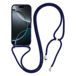 For iPhone 17 Pro Case TPU Soft Shockproof Phone Cover with Adjustable Lanyard